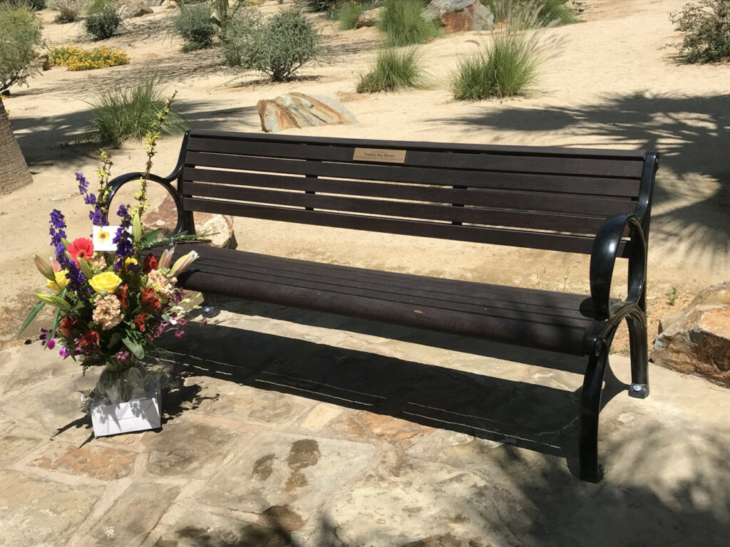 Timothy Ray Brown Memorial Bench